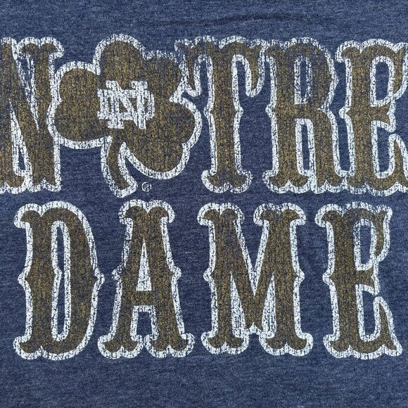 University of Notre Dame Fighting Irish Upcycled 16x16 T-shirt Pillow cover - Picture 5 of 11